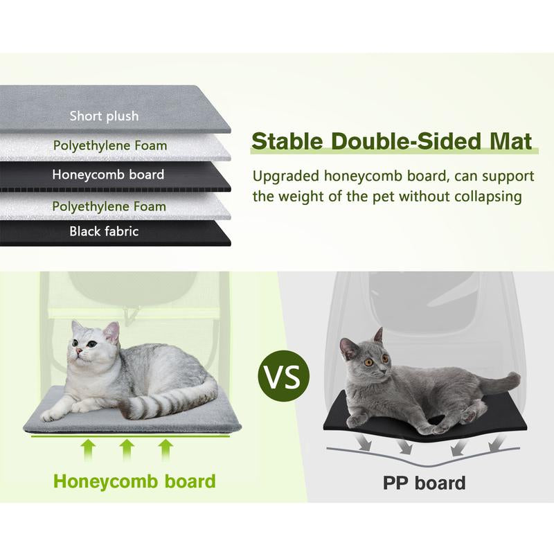 Stylish and Spacious Trapezoidal Cat Carrier Backpack for Dogs and Cats - Perfect for Adventurous Pet Owners!