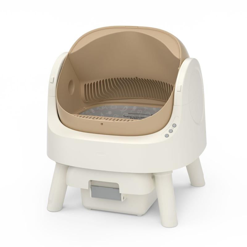 Petpivot Autoscooper 11: Open-Top Self-Cleaning Cat Litter Box with Odor-Free Disposal & Bonus Trash Bags