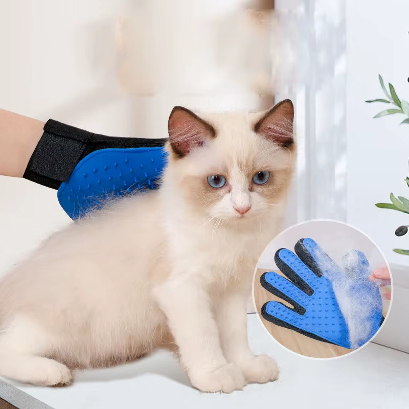 Pet Glove Cat Grooming Hair Deshedding Brush Clean Massage for Animal Dog Horse Massage Combs Cat Pet Supplies Accessoies