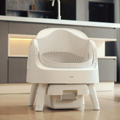 Petpivot Autoscooper 11: Open-Top Self-Cleaning Cat Litter Box with Odor-Free Disposal & Bonus Trash Bags