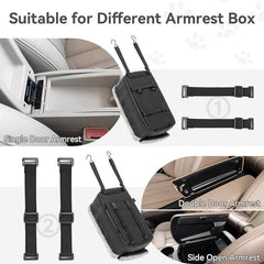 [5-Year Warranty] PETSFIT Center Console Dog Car Seat, Portable Pet Car Seat with Safe Protective Hooks, Luxury Dog Car Seats for Small Dogs Includes Safety Leash and Storage Pocket for Pets up to 9 Lbs (Black)