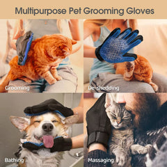 Pet Glove Cat Grooming Hair Deshedding Brush Clean Massage for Animal Dog Horse Massage Combs Cat Pet Supplies Accessoies